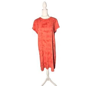 GAP T-Shirt Dress Women Large Tall Tie-Dye Coastal Y2K Casual Summer Staple